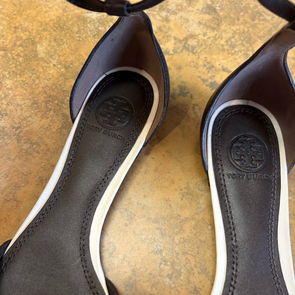 Tory Burch V Cut Python Embossed Leather Ankle St… - image 4